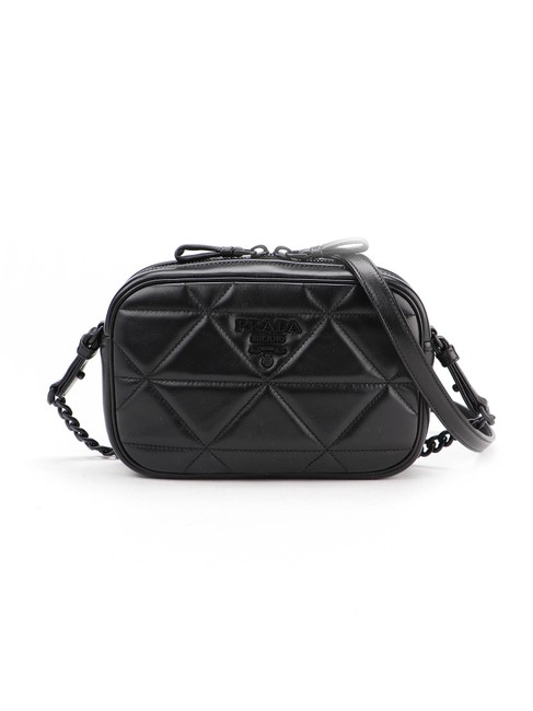 Prada Spectrum Black Nappa Leather Shoulder Bag