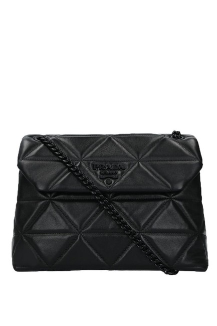 Prada Spectrum Nappa Black Leather Shoulder Bag