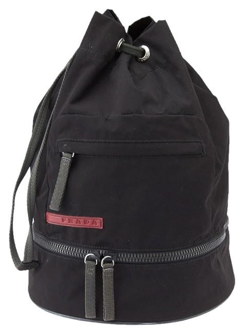 Prada Sport Handbag 48721 Black Nylon Shoulder Bag