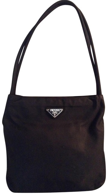 Prada Square Black Nylon Shoulder Bag
