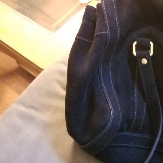 Prada Suede Leather Shoulder Bag