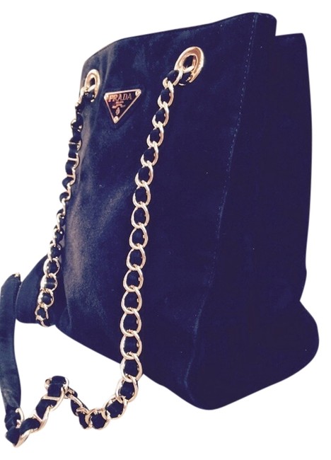 Prada Suede Shoulder Bag