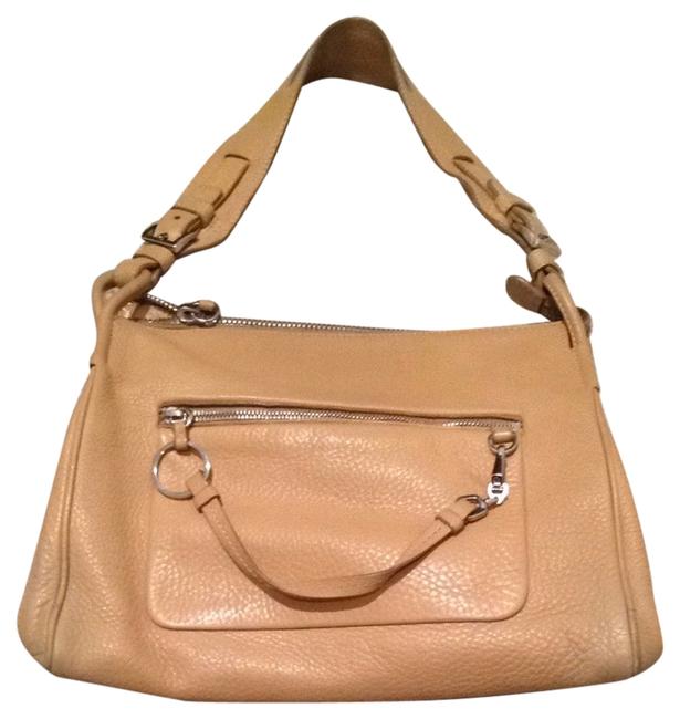 Prada Tan Leather Shoulder Bag