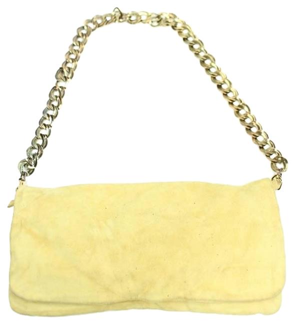 Prada Tan Suede Prlm4 Beige Shoulder Bag