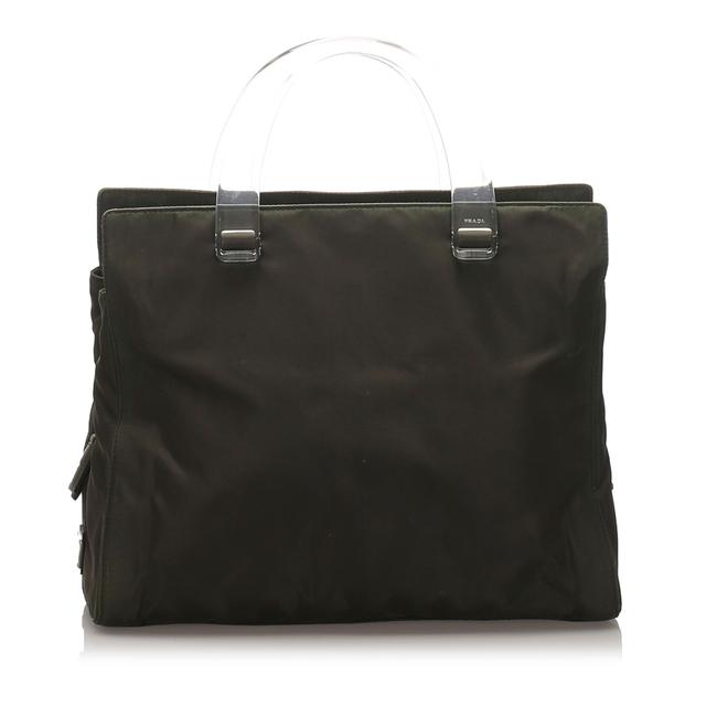 Prada Tessuto Handbag Green Nylon Shoulder Bag