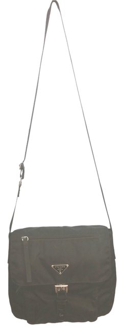Prada Messenger Tessuto Nylon Black Shoulder Bag