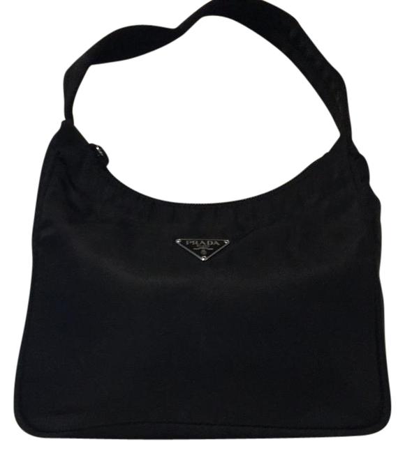 Prada Tessuto Sport Mv519 Black Nylon Shoulder Bag