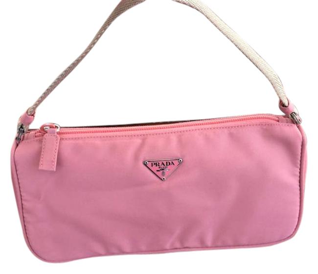 Prada Tessuto Sport Rosa Nylon Shoulder Bag