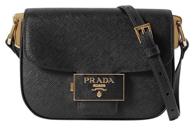 Prada Textured leather Shoulder Bag