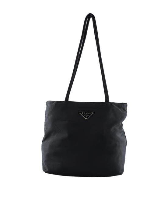 Prada Tote 129841 Black Nylon Shoulder Bag