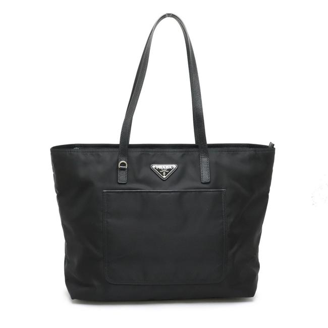 Prada Tote Black  Nero Nylon Shoulder Bag