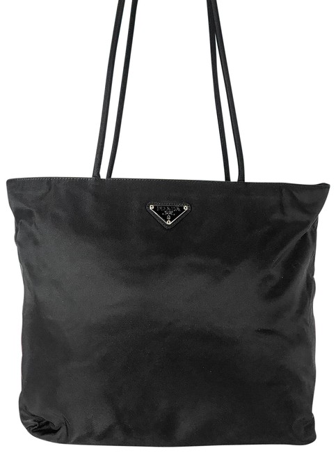 Prada Tote Black Nylon Shoulder Bag