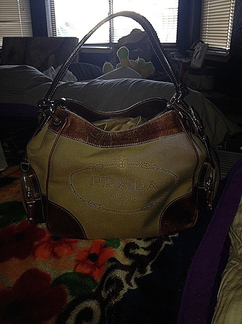 Prada Tote Brown Shoulder Bag