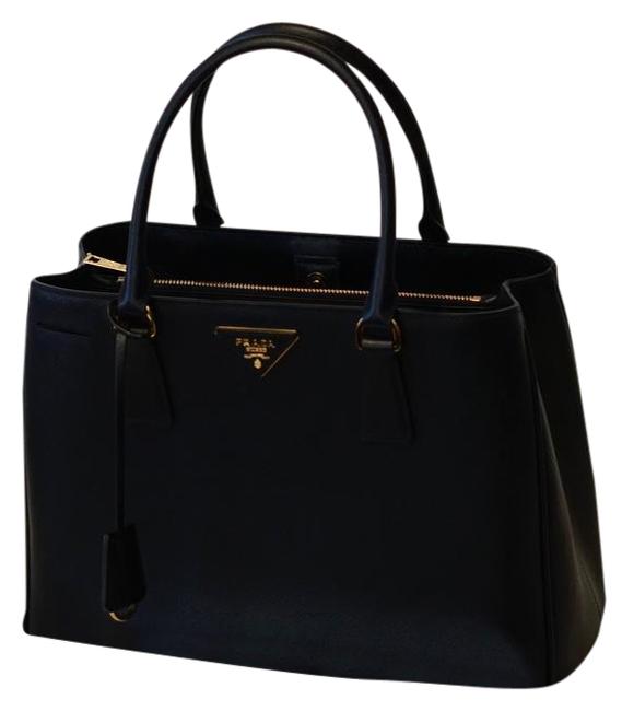 Prada Tote Lux The Bn1874 Black Saffianno Luxury Leather Shoulder Bag