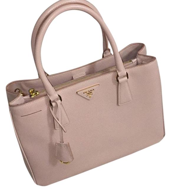 Prada Totes Nude Leather Shoulder Bag