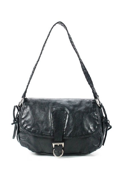 Prada Vintage PursesDesigner Purses Black Calfskin Leather Shoulder Bag