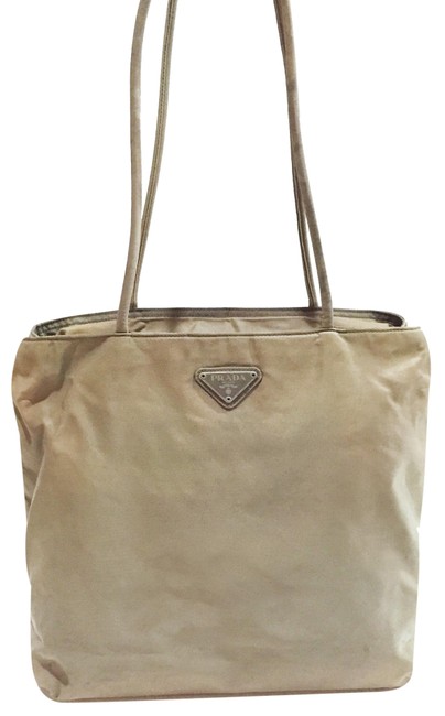 Prada Vintage Tessuto Long Handle Tote Green Nylon Shoulder Bag