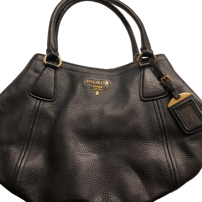 Prada Vit Daino nero Black Vit.daino Shoulder Bag