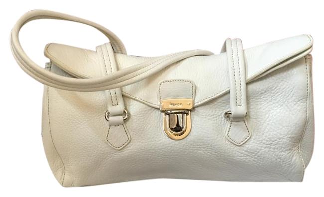 Prada Vitello Daino Bianco Handbag White Leather Shoulder Bag