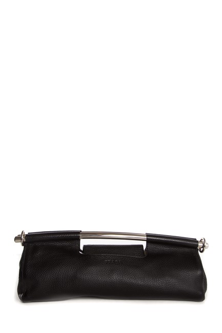 Prada Vitello Daino Leather Bar Black Shoulder Bag