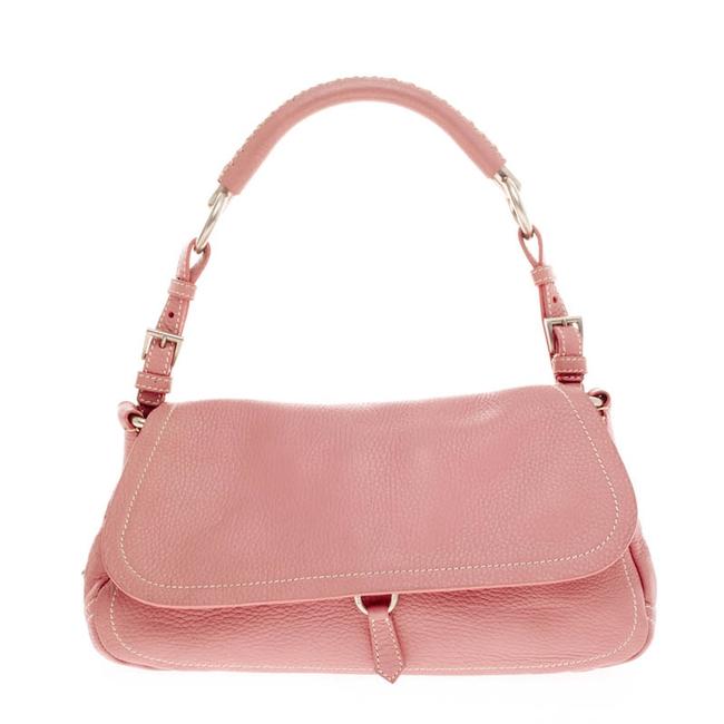 Prada Vitello Daino Muted Pink Leather Shoulder Bag
