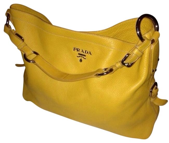 Prada Yellow Shoulder Bag
