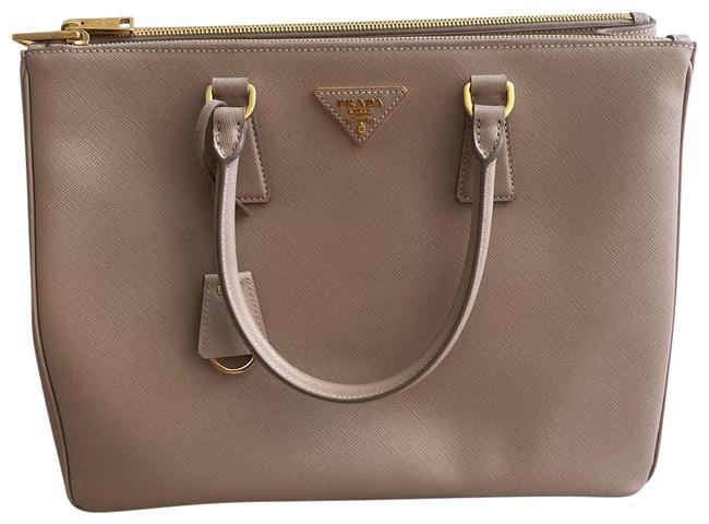 Prada Galleria Large Powder Pink Saffiano Leather Tote