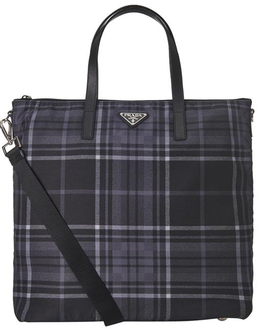 Prada # 51992 Black grey Tote