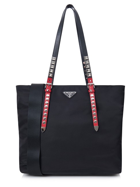 Prada # 54770 Black Nylon Tote