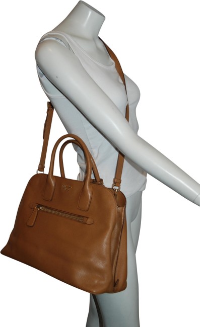Prada Crossbody 781216 Saffiano Shopping Caramel Brown Leather Tote