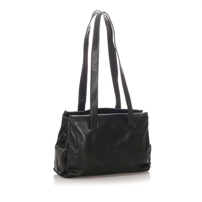 Prada Bag Black Leather Tote