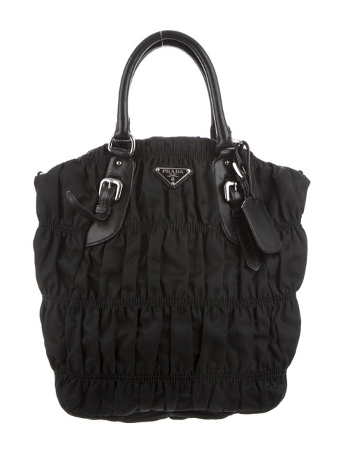 Prada Bag Black Tessuto Gaufre Nylon Tote