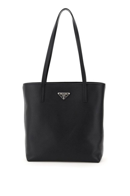 Prada Bag Cr Black Leather Tote