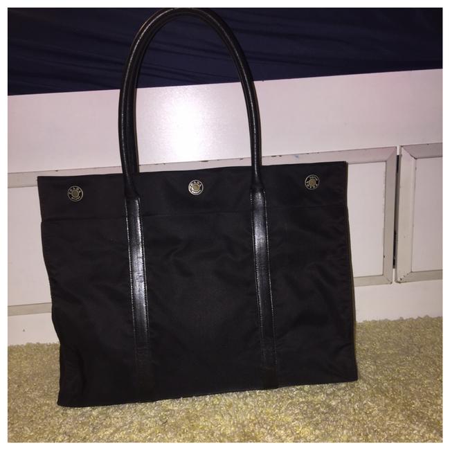 Prada Bag Leather  Nylon Tote