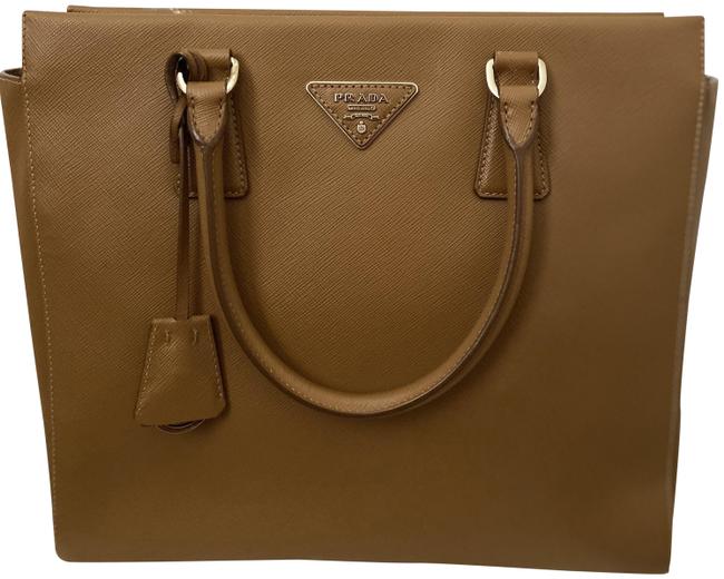 Prada Bag Limited Edition Saffiano Camel Tote