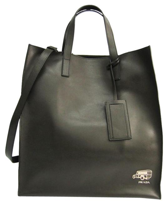 Prada Bag Mens Khaki Leather Tote