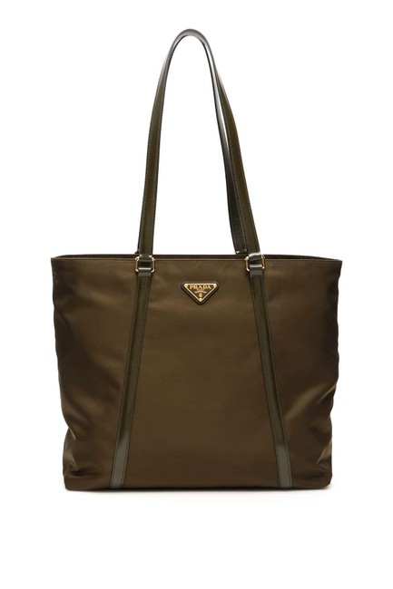 Prada Bag New Cr Brown Nylon Tote