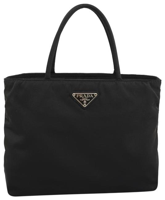 Prada Bag Tessuto Small Black Nylon Tote