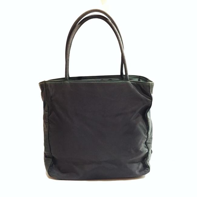 Prada Bag Vintage Dark Tessuto City Green Nylon Tote