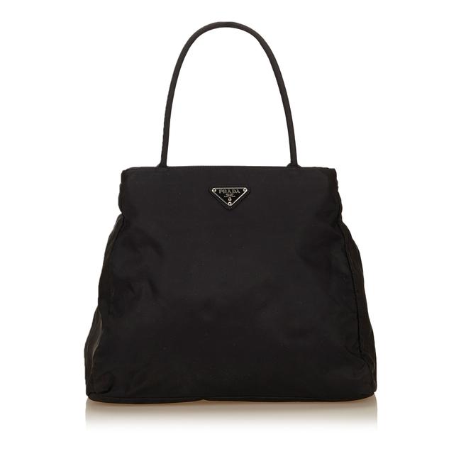 Prada Bag Black Fabric X Nylon Tote