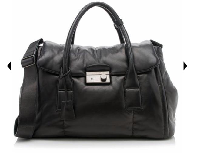 Prada Black Nappa Leather Tote