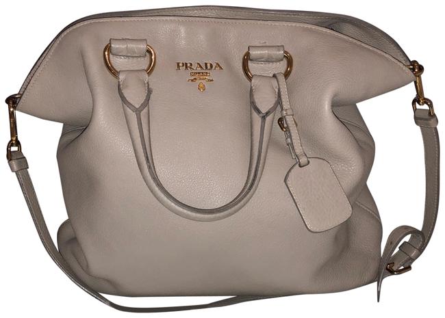 Prada Vitello Daino Bn1713 Pomice Leather Tote