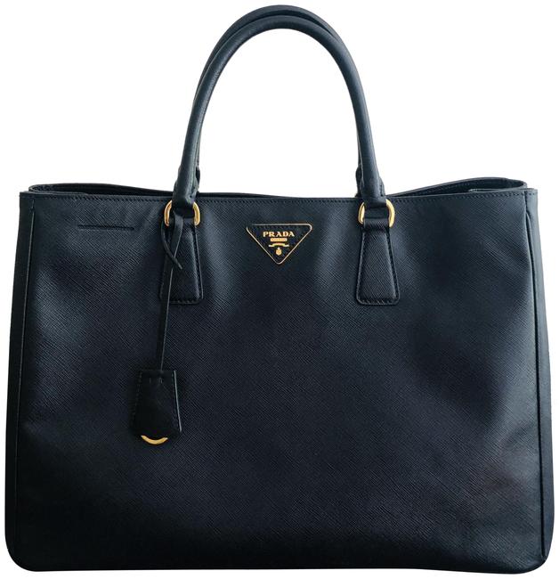Prada Br4099 Black Saffiano Leather Tote