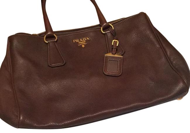 Prada Br4740 Brown Tote
