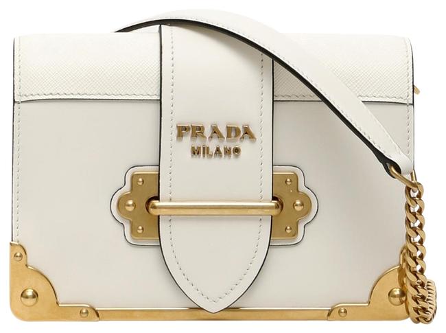 Prada Cahier White Tote