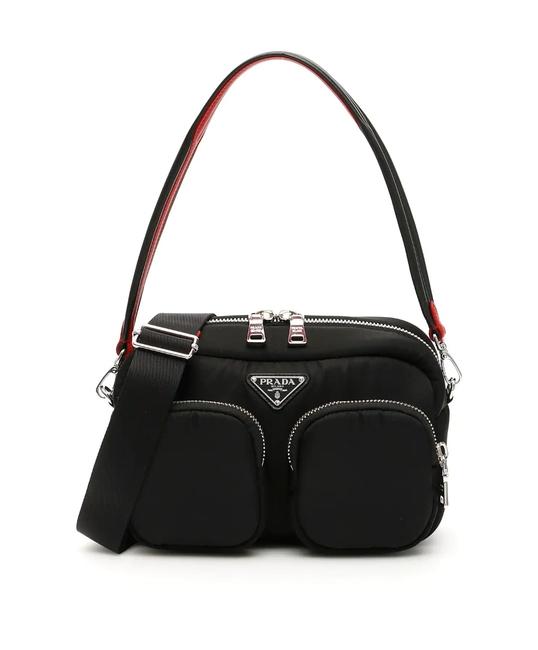 Prada Camera Bag Cr New Padded Black Nylon Tote