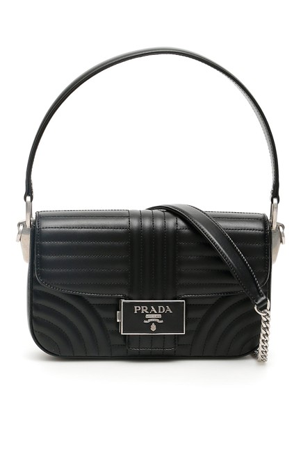 Prada Diagramme Embleme Black Tote