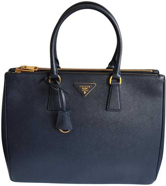 Prada Bag Double Lux Large Saffiano Baltico Leather Tote