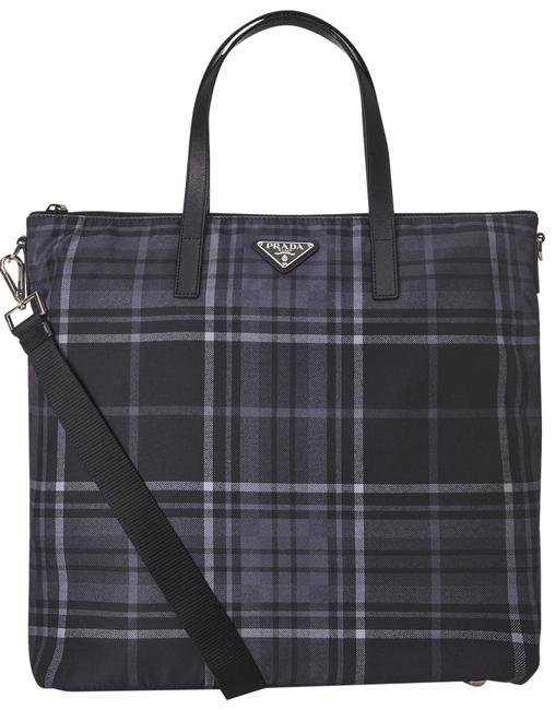Prada Elegant Nwt#51992 Black grey Tote