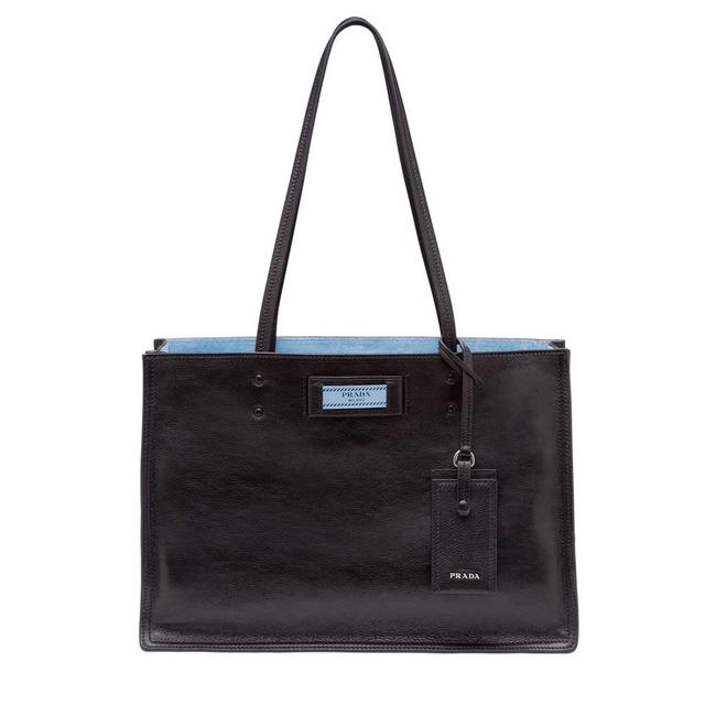 Prada Etiquette Glace Leather Tote